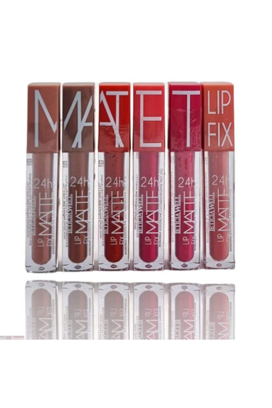 Lot de 6 Gloss Matte – Lip Fix X6_LIP24HUPFIX514