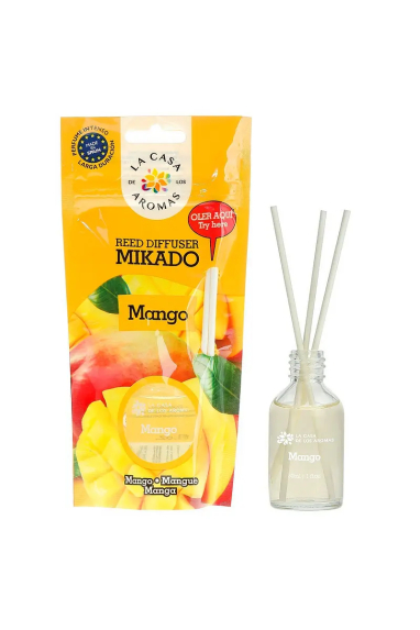 Mikado parfume pour ambiance "Doypack" - Mangue