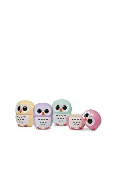 Set of 4 Scented Lip Balms - Little Owls