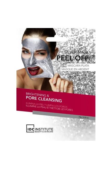 Silberne Gesichtsmaske – hellt die Poren auf und reinigt sie