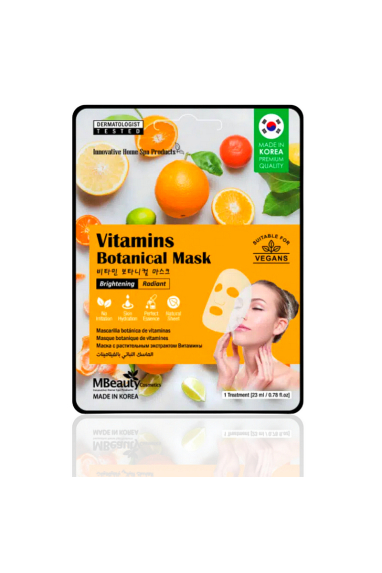 Mascarilla facial coreana premium - Vitaminas - MASQVVITAMINES