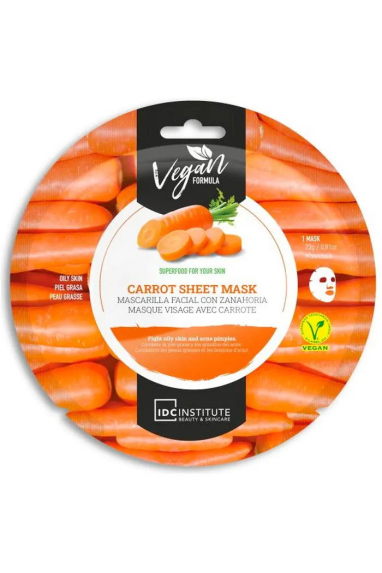 Maschera viso vegana alla carota - Pelle grassa