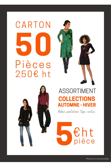 Lot déstockage de 50 pièces (soit 5€ pièce) - GC0050H